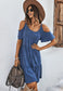 Cold Shoulder Tiered Dress