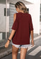 Cold Shoulder Loose Shirt