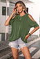 Cold Shoulder Loose Shirt