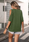 Cold Shoulder Loose Shirt