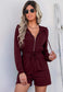 Zip-Up Hooded Playsuit