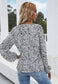 Leopard Print Long Sleeve Top