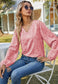 Leopard Print Long Sleeve Top