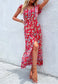 Ruffle Sleeve Bohemian Dress