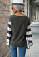 Tri-Tone Multi-Pattern Sweater