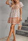 Flutter Sleeve Boho Dress