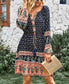 Tassel Tie Waist Boho Dress