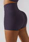 Wrap High Rise Workout Shorts