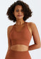 Scoop Neckline Racerback Sports Bra