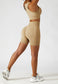 Racerback Sports Bra & Sculpting High Waist Shorts Set