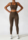 Racerback Sports Bra & Sculpting High Waist Leggings Set
