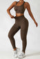 Racerback Sports Bra & Sculpting High Waist Leggings Set