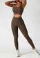 Racerback Sports Bra & Sculpting High Waist Leggings Set