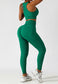 Racerback Sports Bra & Sculpting High Waist Leggings Set
