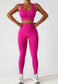 Racerback Sports Bra & Sculpting High Waist Leggings Set
