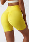 Sculpting Textured Workout Shorts