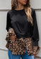 Leopard Print Layered Sweater