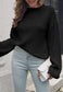 High Neck Oversized Knit Sweater