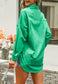 Drop Shoulder Button Down Polo
