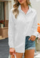 Drop Shoulder Button Down Polo