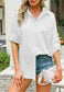 Drop Shoulder Button Down Polo