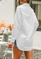 Drop Shoulder Button Down Polo