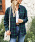 Button Down Checkered Flannel Shirt