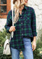 Button Down Checkered Flannel Shirt