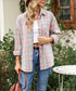 Button Down Checkered Flannel Shirt