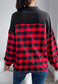 Two Tone Buffalo Plaid Sweater