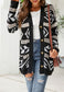 Aztec Print Button Down Cardigan