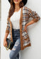 Aztec Print Button Down Cardigan