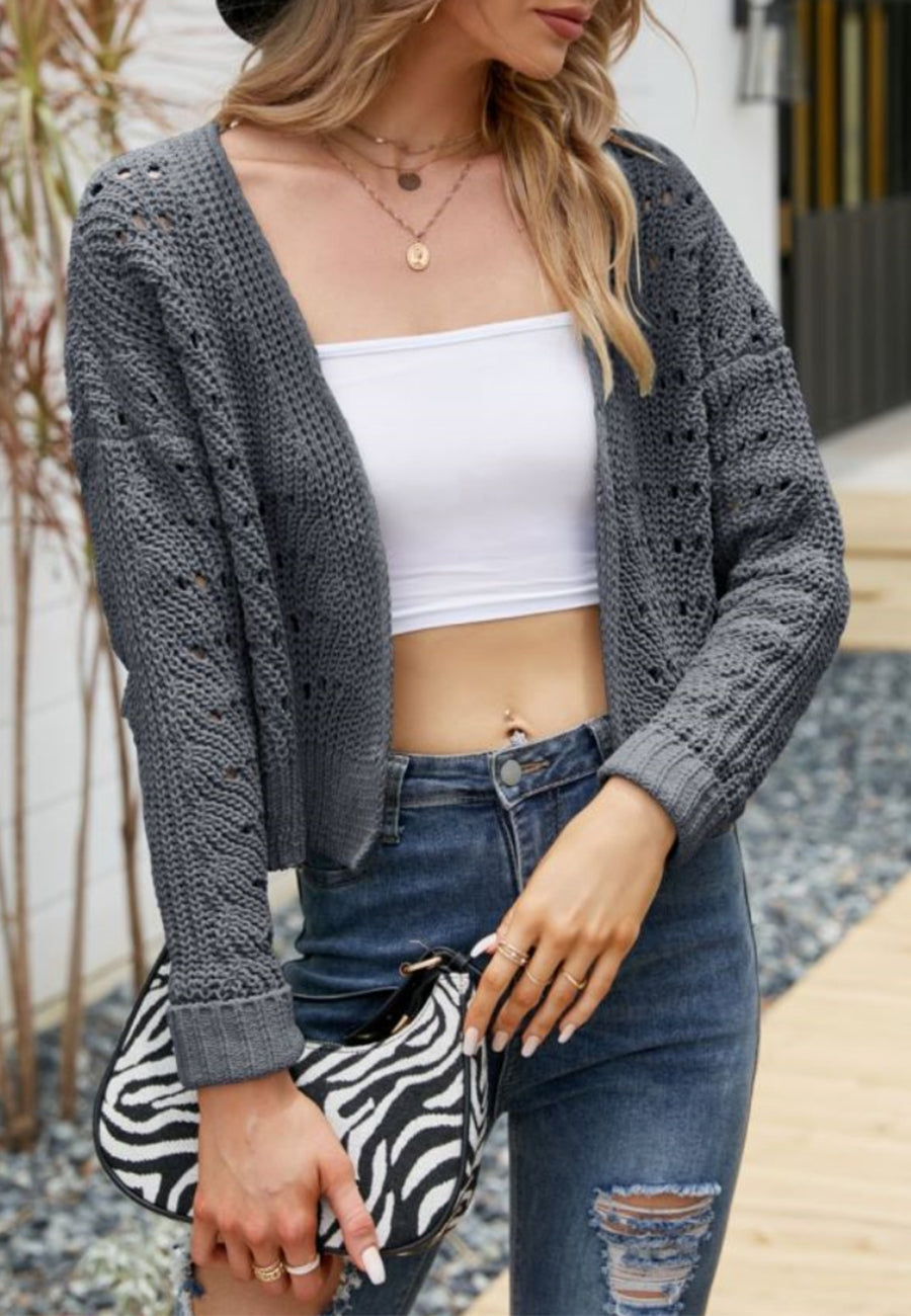 Crochet Knit Light Cardigan