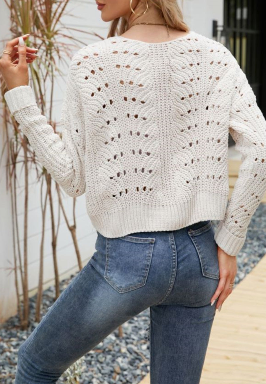 Crochet Knit Light Cardigan