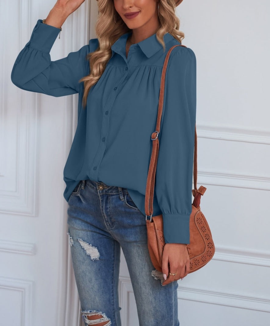 Classic Button Down Blouse