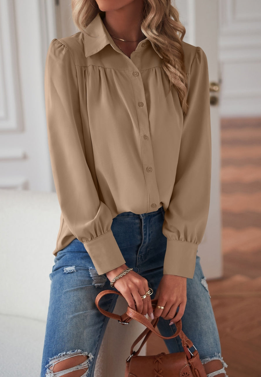 Classic Button Down Blouse