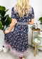 Vintage Printed Short Sleeve Dress