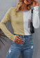 Half Color Block Sweater