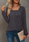 Square Neck Tunic Top