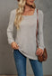 Square Neck Tunic Top