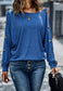 Boat Neck Contrast Button Sweater