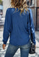 Boat Neck Contrast Button Sweater