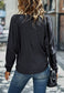 Boat Neck Contrast Button Sweater