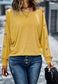 Boat Neck Contrast Button Sweater