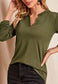 Solid Color Tunic Shirt