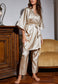 Solid Color Robe Lounge Set