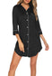 Collared Button Down Sleep Dress