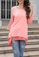 Flared Sleeve Double Hem Top