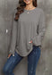 Round Neck Loose Fit Sweater