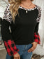 Multi Print Round Neck Sweater